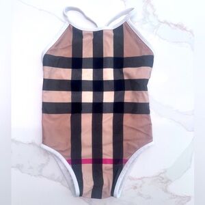 Burberry classic print swimsuit 12 mo